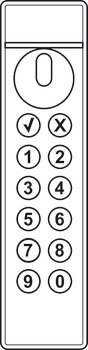 Pin-Code-Verschluss, SAFE-O-TRONIC® access