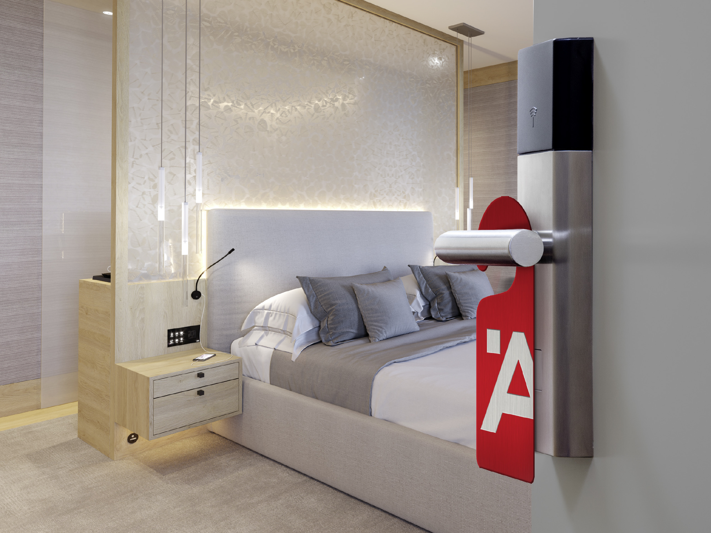 One Room, one Face – one Style. Häfele schafft mit seinem mehr als 200 Produkte umfassenden, international verfügbaren Hotelsortiment optimale Voraussetzungen für die zielgruppengerechte Ausstattung von Hotelzimmern. 