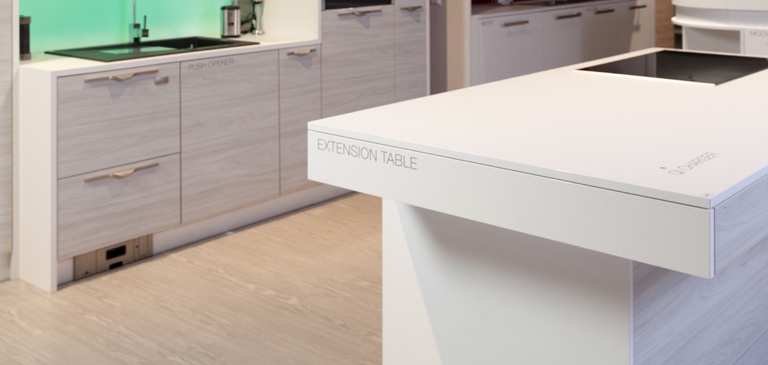 The Family Kitchen Island Always At The Right Height Hafele