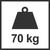 70 kg