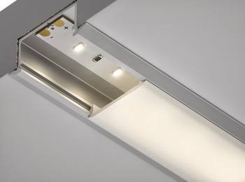 Einbauprofil, Häfele Loox5 Profil 1107 für LED-Bänder 5 mm