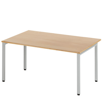 Komplettset Idea H, rechteckig, Beine 60x30 mm, Tischgestellsystemem