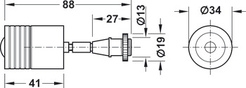 LED-Strahler, LED 1043, für Stromschienensystem 12 V