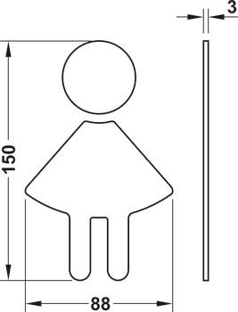 Symbol, Polyamid, Hewi, 801.91