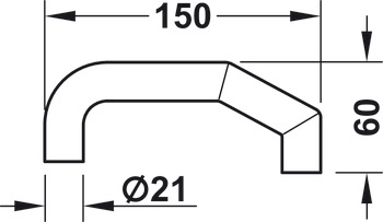 Türterminal-Modul, DT 600 FH Häfele Dialock für Türen mit Anforderung nach EN 1125