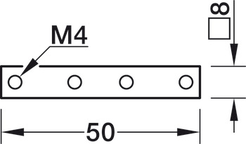 Linearverbinder, für Profilsystem 5190