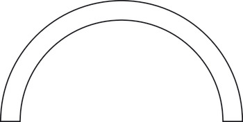 Rohr, gebogen, Edelstahl, Biegung 180°, Rohrsteck-System rund