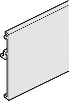 Clip-Blende, für Kombi-Laufschiene, 7 x 60 mm (B x H)