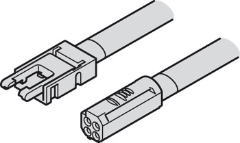 Zuleitung, für Häfele Loox5 LED-Band 12 V 8 mm 3-pol. (multi-weiß)