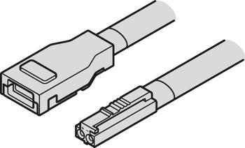 Zuleitung, für Häfele Loox5 LED-Silikonband 12 V 8 mm 2-pol. (monochrom oder multi-weiß 2-Draht-Technik)