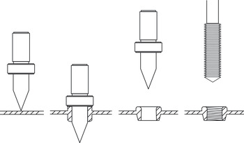 Rohradapter, Rohrsteck-System