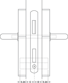 Türterminal-Set, DT 100, für Türen mit Standardanforderungen