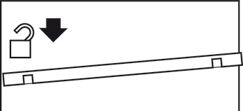 Verbindungsbolzen, Häfele Variofix für Bohrloch-Ø 5 mm, zum Einstecken