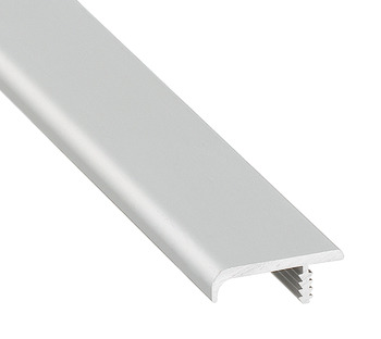 Griff-Profilleiste, aus Aluminium, Nutzlänge 2460 mm