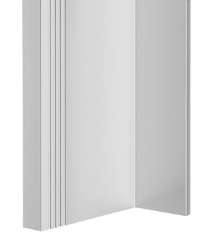 Griff-Profilleiste, aus Aluminium, für Holzschiebetüren, Länge: 2500 mm