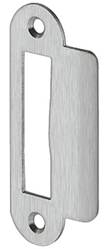 Lappenschließblech, für ungefälzte Türen, 85 mm, gebogen