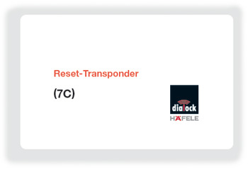 Reset-Key-Card, Häfele Dialock (7C)