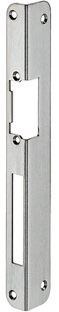 Winkelschließblech, für Stulp 16 mm, vorgerichtet für Elektro-Türöffner und Austauschstücke, 250 mm