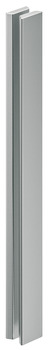 Schiebetür-Muschelgriff, Griff beidseitig, Aluminium, für Glastüren