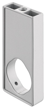 Kombi-Schrankrohrmittelträger, für Schrankrohr OVA 30 x 15 mm und Schrankrohr rund Durchmesser 25 mm
