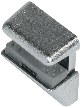 Bodenträger, zum Schrauben in Bohrloch-Ø 3 mm oder 5 mm, Zinkdruckguss mit Kunststoffauflage