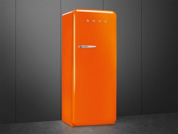 Standkühlschrank, Smeg FAB28ROR5 Standkühlschrank Orange