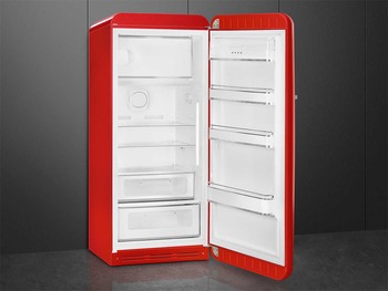 Standkühlschrank, Smeg FAB28RRD5 Standkühlschrank Rot