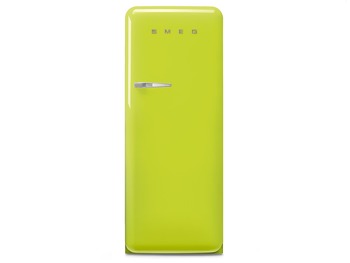 Standkühlschrank, Smeg FAB28RLI5 Standkühlschrank Limettengrün