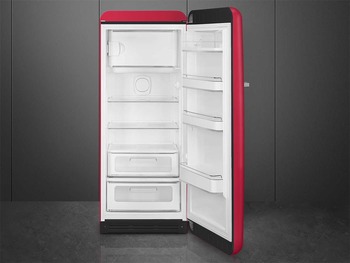 Standkühlschrank, Smeg FAB28RDRB5 Standkühlschrank Ruby Red (Metallic)