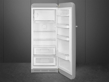 Standkühlschrank, Smeg FAB28RSV5 Standkühlschrank Polarsilber Metallic