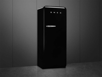 Standkühlschrank, Smeg FAB28RBL5 Standkühlschrank Schwarz