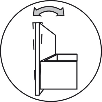 Schubkasten-Garnitur, Legrabox pure, Zargenhöhe 90 mm, Systemhöhe M, mit Korpusschiene Blumotion