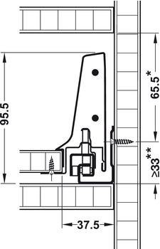 Drawer Set Blum Tandembox Antaro With Blumotion Cabinet Rail