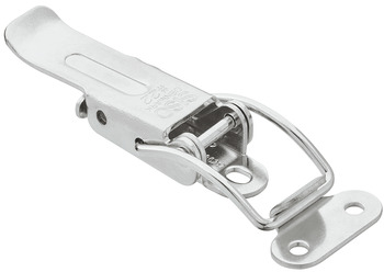 Spring Clip With Locking Mechanism For Tables With Frame