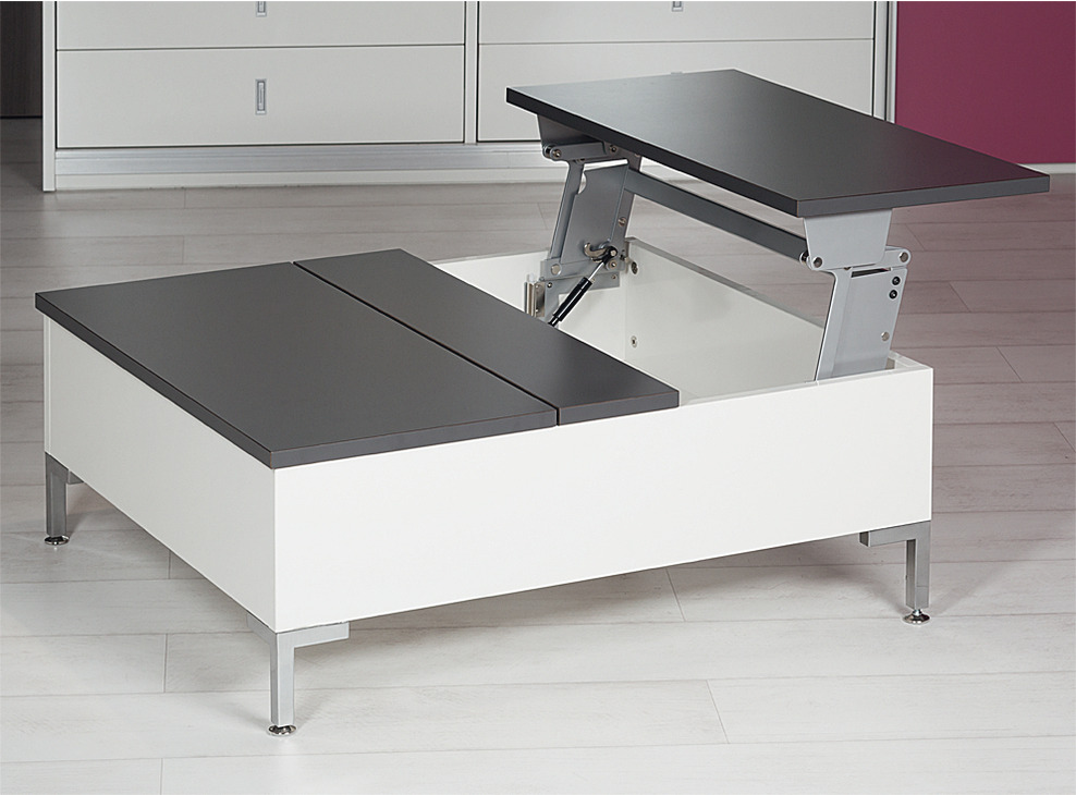 Swing Up Table Top Fitting Tavoflex With Integrated Soft Closing